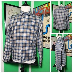 Patagonia Organic Cotton Plaid Button Up Shirt Men’s Small Long Sleeve